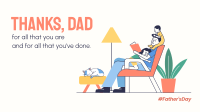 Thanks Dad For Everything Facebook event cover Image Preview