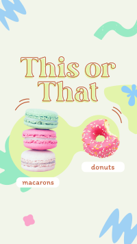 This or That Dessert TikTok Video Image Preview