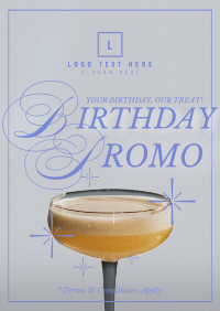 Rustic Birthday Promo Poster Image Preview
