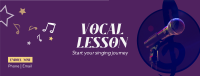 Vocal Lesson Facebook cover Image Preview