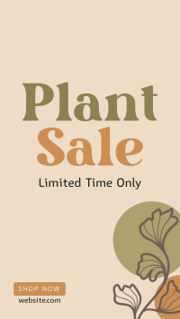 Artistic Plant Sale Instagram reel Image Preview