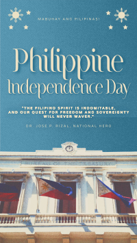 Vintage Philippine Independence Day Instagram Reel Design