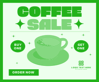 Trendy Coffee Shop Sale Facebook post Image Preview