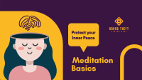Beginner Meditation Workshop Facebook Event Cover Design