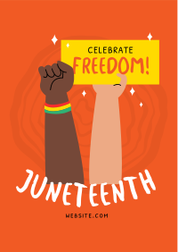 Juneteenth Signage Flyer Image Preview