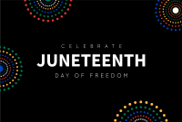 Colorful Juneteenth Pinterest Cover Design