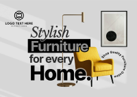 Shop Minimalist Furniture  Postcard Image Preview