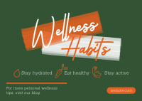 Carrots for Wellness Postcard Design