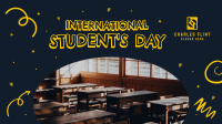 Student's Day Scribbles Facebook Event Cover Design