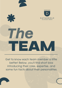Get to Know the Team Flyer Image Preview
