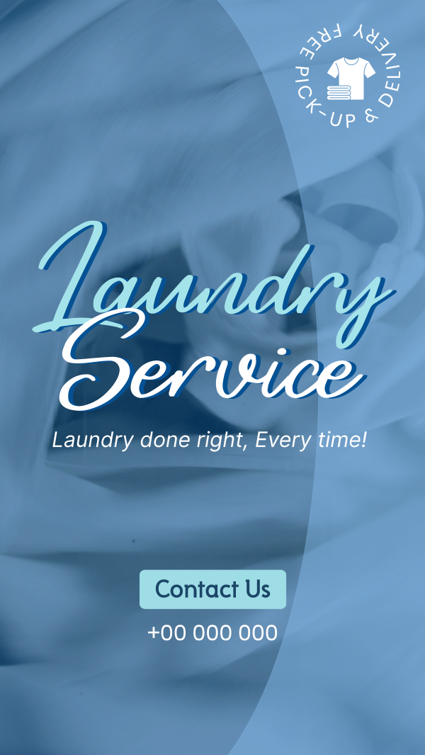 Professional Dry Cleaning Laundry Instagram Story Design