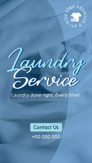 Professional Dry Cleaning Laundry Instagram story Image Preview