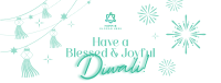 Blessed Diwali Festival Facebook Cover Image Preview