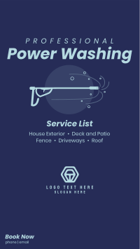 Power Washing Professionals Facebook story Image Preview