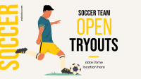 Soccer Tryouts Facebook event cover Image Preview