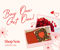 Valentine Season Sale Facebook Post Design