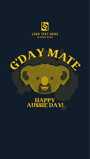 Happy Aussie Koala Facebook story Image Preview