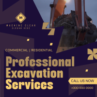 Professional Excavation Services Linkedin Post Image Preview