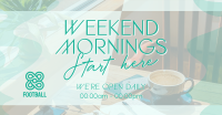 Cafe Opening Hours Facebook Ad Image Preview