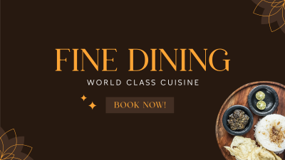 Fine Dining Facebook event cover Image Preview