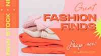 Great Fashion Finds Video Image Preview