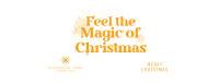 Magical Christmas Facebook Cover Image Preview