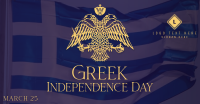 Traditional Greek Independence Day Facebook Ad Design