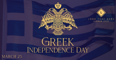 Traditional Greek Independence Day Facebook ad Image Preview