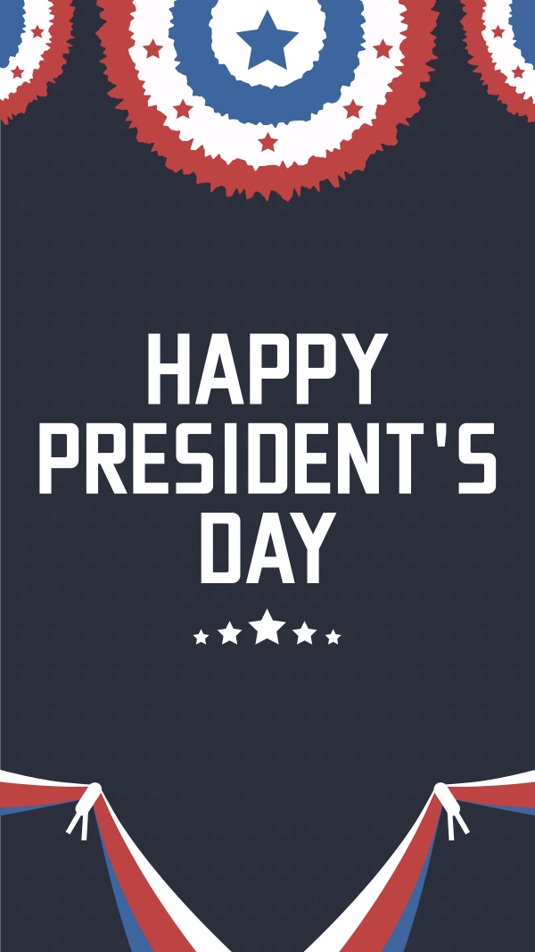 Day of Presidents Instagram Story Design