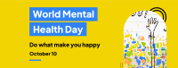 Celebrating World Mental Health Day Facebook cover Image Preview