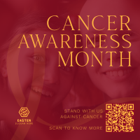 Cancer Awareness Month Instagram post Image Preview