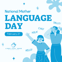 Mother Language Day Instagram post Image Preview