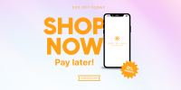 Shop Now Gradient Twitter post Image Preview