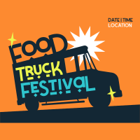 Food Truck Festival Instagram post Image Preview