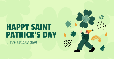 Happy St. Patrick's Day Facebook ad Image Preview