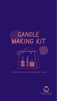 Candle Making Kit Instagram Story Design