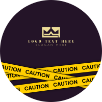 Caution Tape Twitch Profile Picture Preview