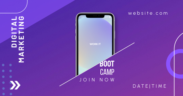 Digital Bootcamp Facebook Ad Design Image Preview