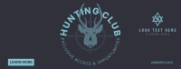 Hunting Club Deer Facebook cover Image Preview