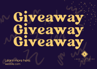 Doodly Giveaway Promo Postcard Image Preview