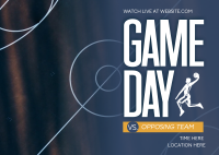 Basketball Game Day Postcard Image Preview