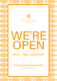 Trendy Quirky Restaurant Poster Preview