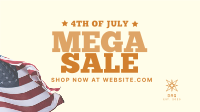 Fourth of July Sale Facebook Event Cover Design