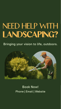 Outdoor Landscape Services Instagram Reel Image Preview