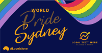Sydney Pride Flag Facebook Ad Design