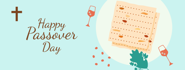 Matzah Passover Day Facebook Cover Design Image Preview