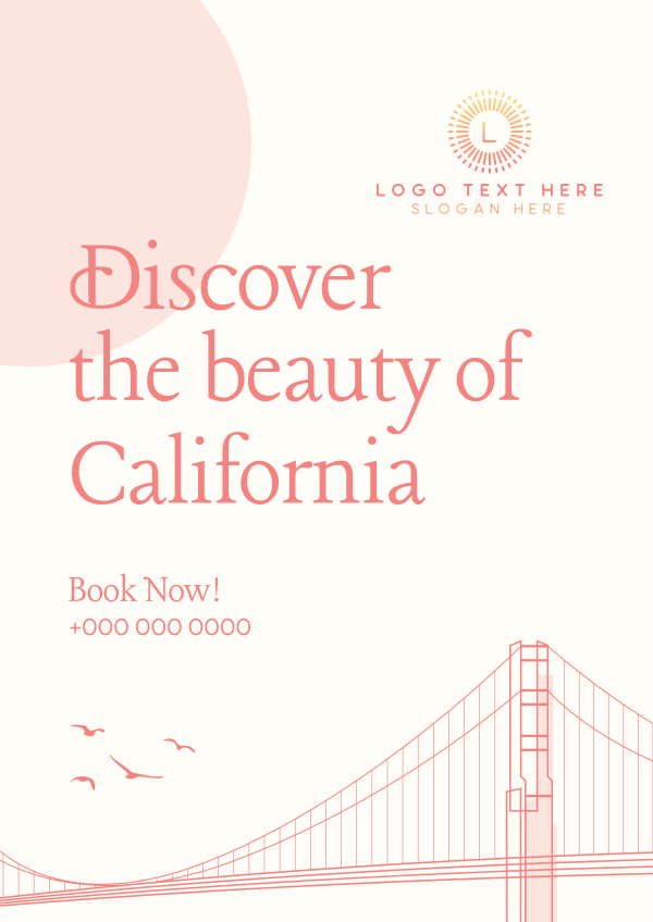Golden Gate Bridge Flyer Design