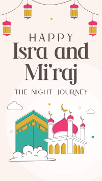 Isra and Mi'raj Night Journey YouTube short Image Preview