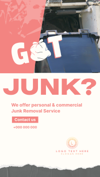 Junk Removal Service Instagram reel Image Preview