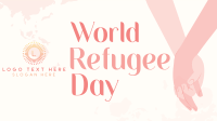 Refugees Facebook Event Cover Design